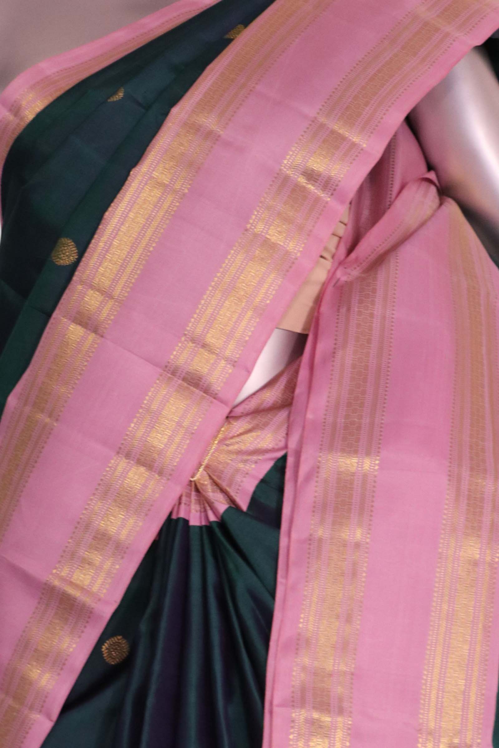 Pure Handloom Kanjeevaram Silk Saree AL212149